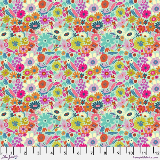 Baumwolle Patchwork - Carolyn Gavin Stoffe - Harmony - Little Scattered Clear